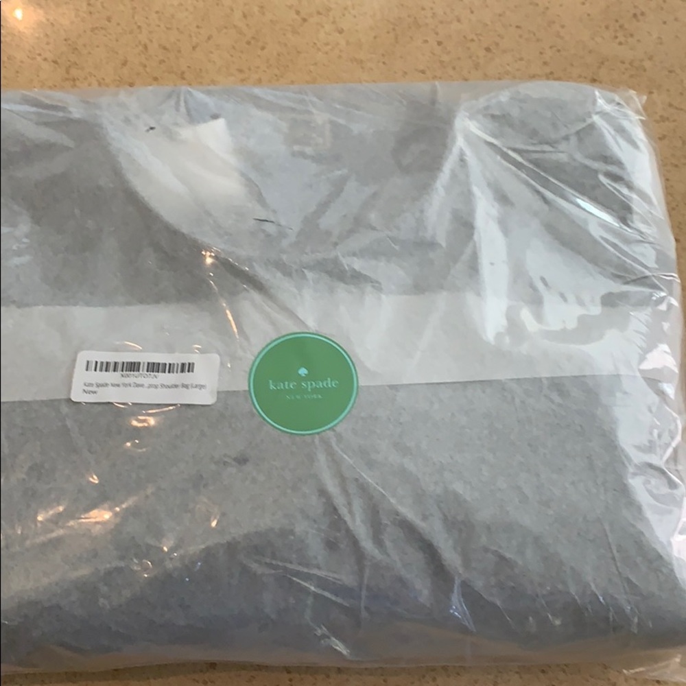 Kate Spade NWT nylon and leather briefcase, black